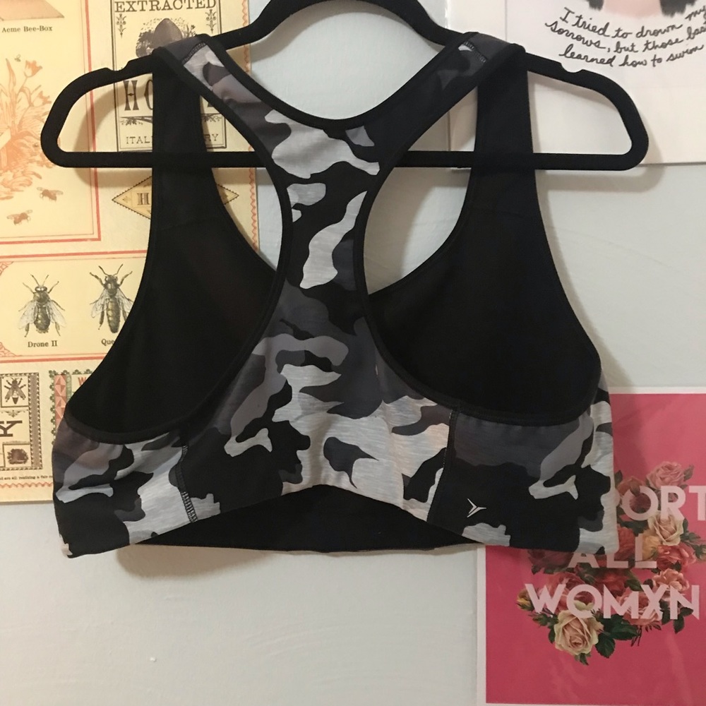 Camo sports bra